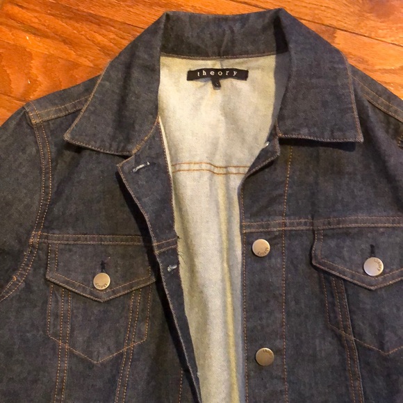 PERFECT CONDITION!!!!!!! Theory denim jacket - Picture 3 of 4